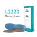 L2220W - מדרס Memory Foam לנשים עם תמיכה בקשת ותמיכה בעקב - 