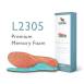 L2305M - מדרס Premium Memory Foam לגברים עם תמיכה בקשת ותמיכה במטטרסל - 