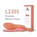 L2305W - מדרס Premium Memory Foam לנשים עם תמיכה בקשת ותמיכה במטטרסל - 