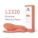 L2320W - מדרס Premium Memory Foam לנשים עם תמיכה בקשת ותמיכה בעקב - 